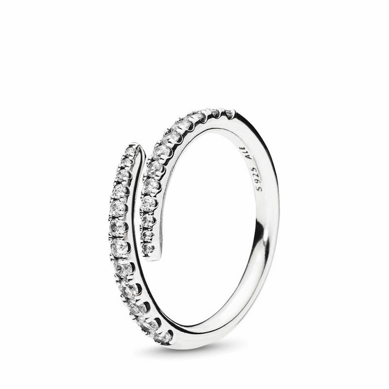 Pandora Shooting Star Stackable Ring - Sterling Silver/Cubic Zirconia - Canada | DC9570ZD